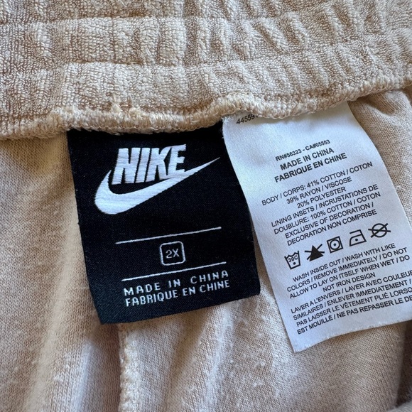 Women's Nike Shorts Nike Side Snap Shorts Size 2X Shimmer - Picture 5 of 6